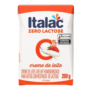 Creme De Leite Italac Zero Lactose Caixa 200G
